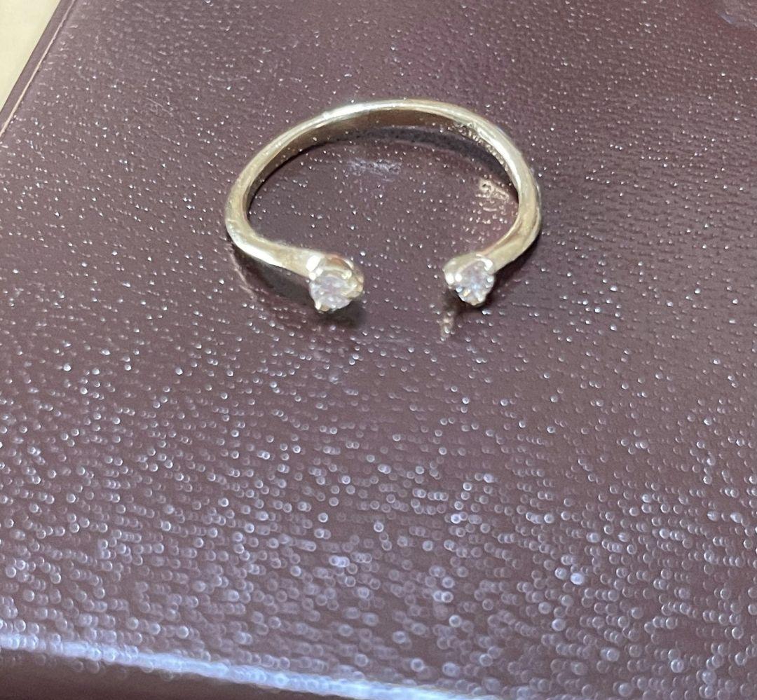 シエナロゼ　3号　k10 ダイヤモンド　ピンキーリング