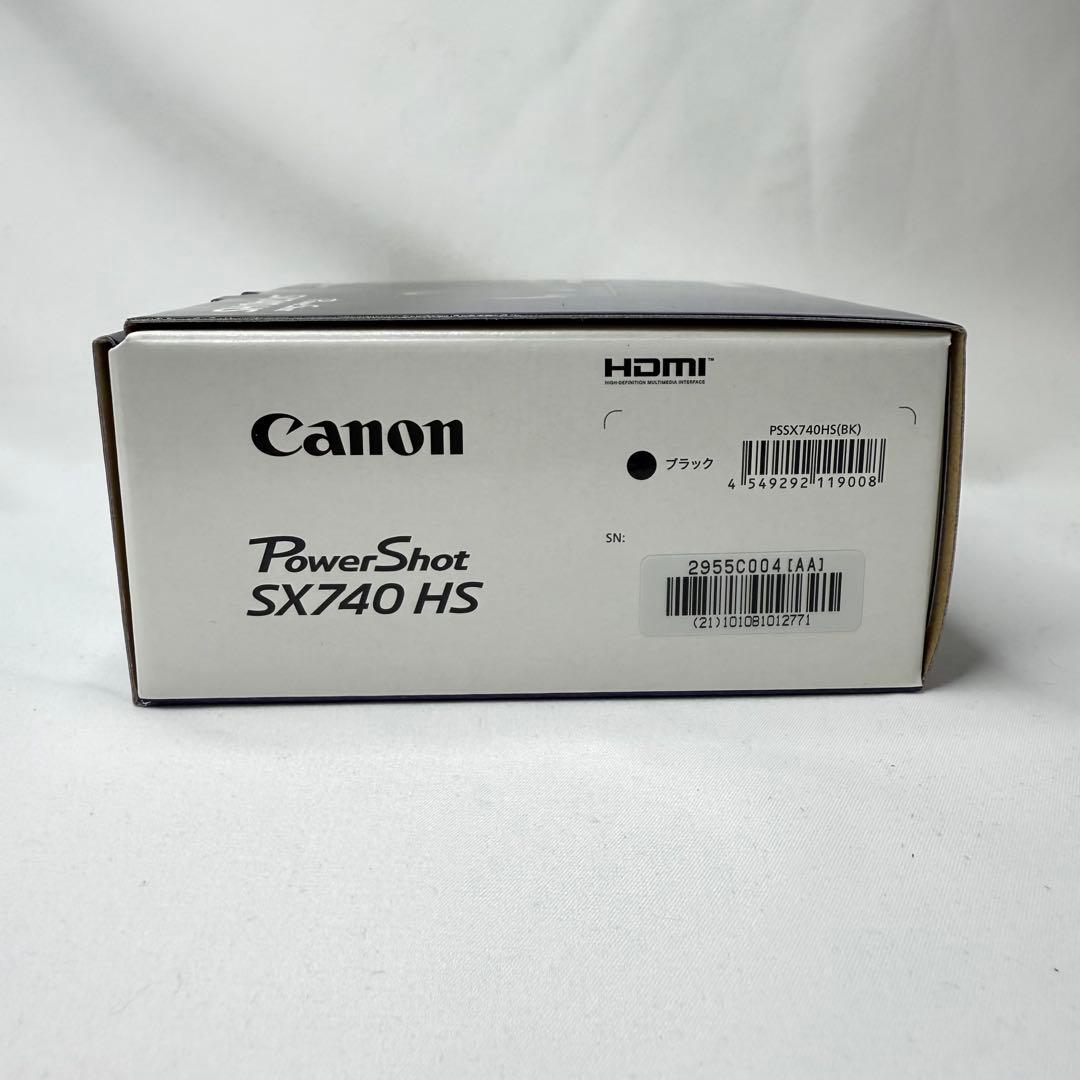 【新品未開封品】キヤノン POWERSHOT SX740 HS ブラック