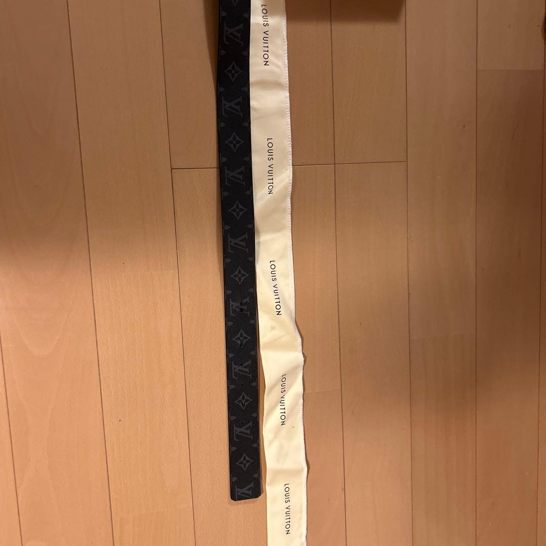 ルイ・ヴィトン ブラックモノグラムベルト（小物付き）