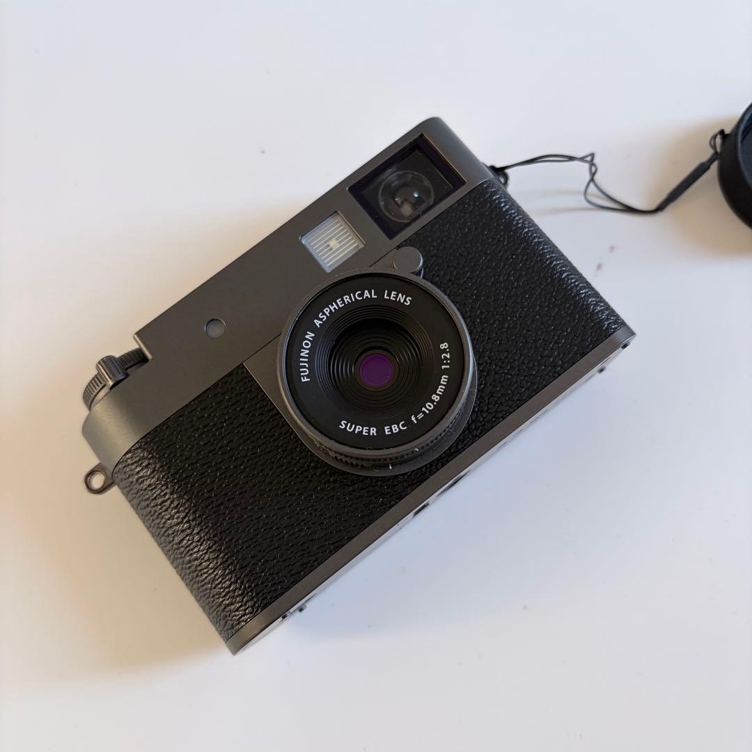 11/24中値下げ★【富士フイルム】Xhalf チャコールシルバー＋ストラップ