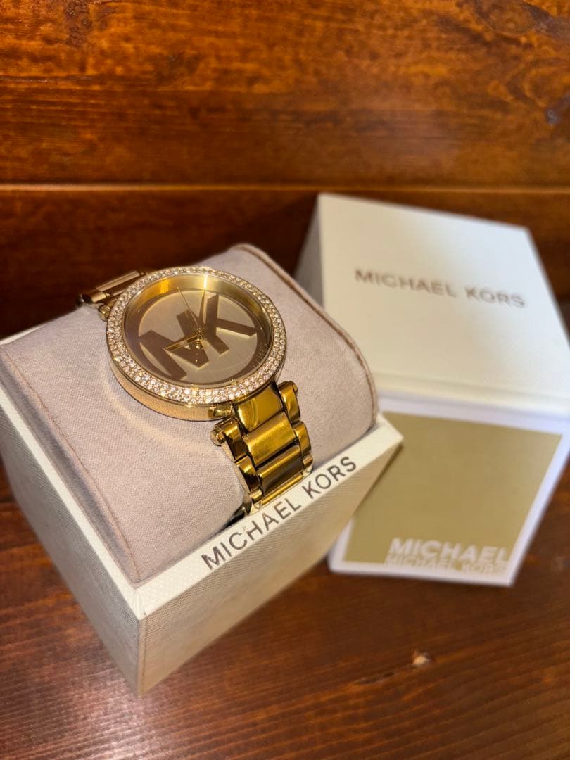 MICHAEL KORS ゴールド ブレスレット時計(＊箱付き+500円)