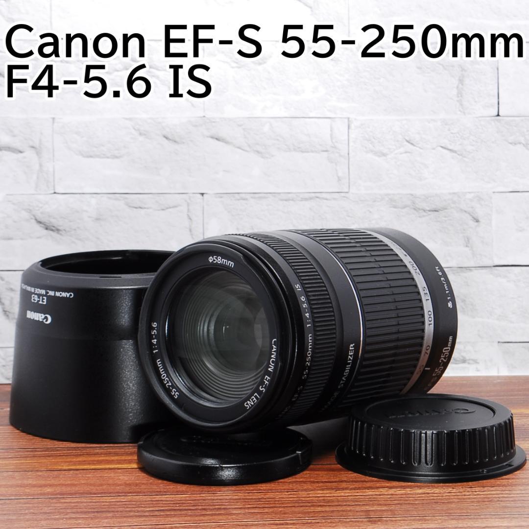 美品 手振れ補正 Canon EF-S 55-250mm F4-5.6 IS