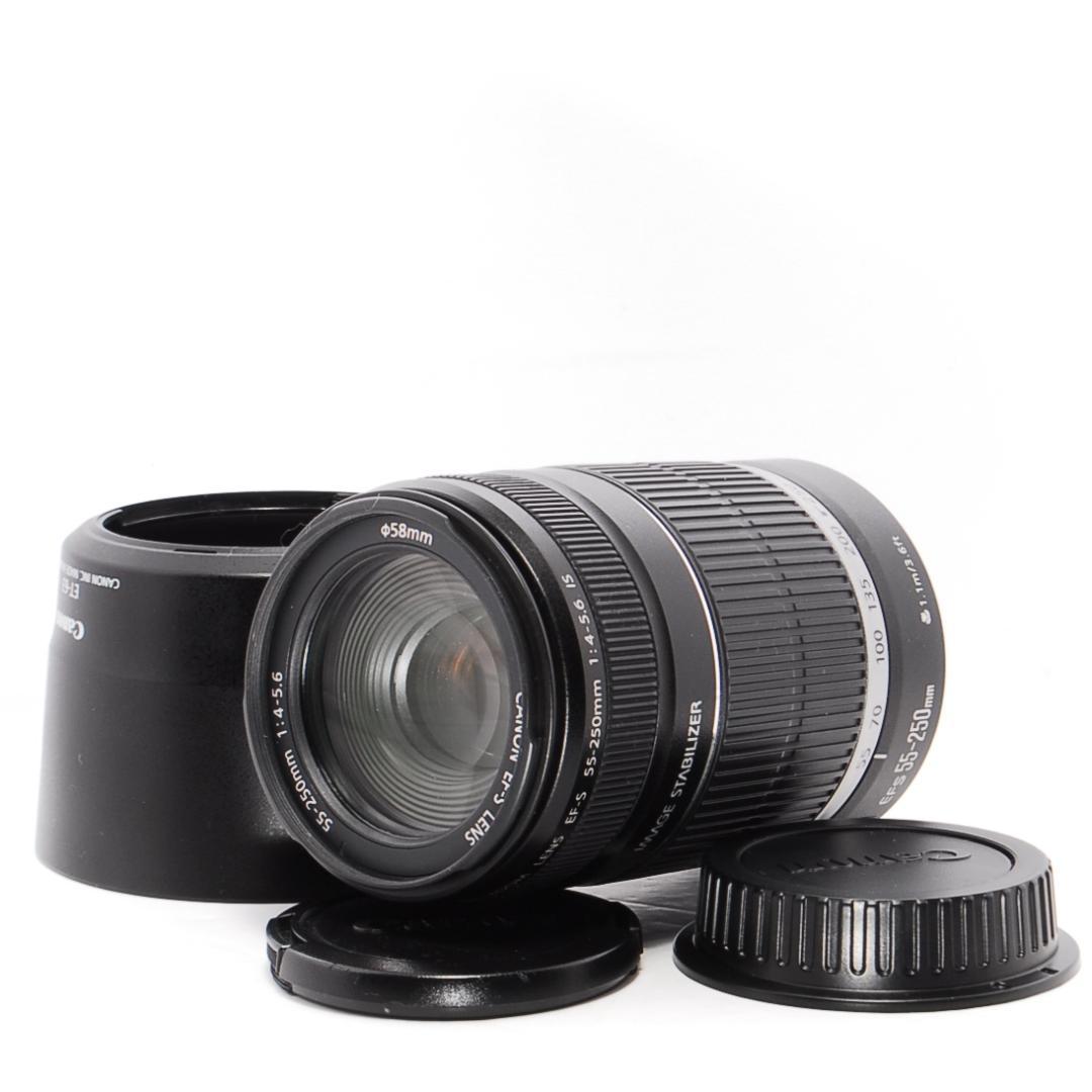 美品 手振れ補正 Canon EF-S 55-250mm F4-5.6 IS