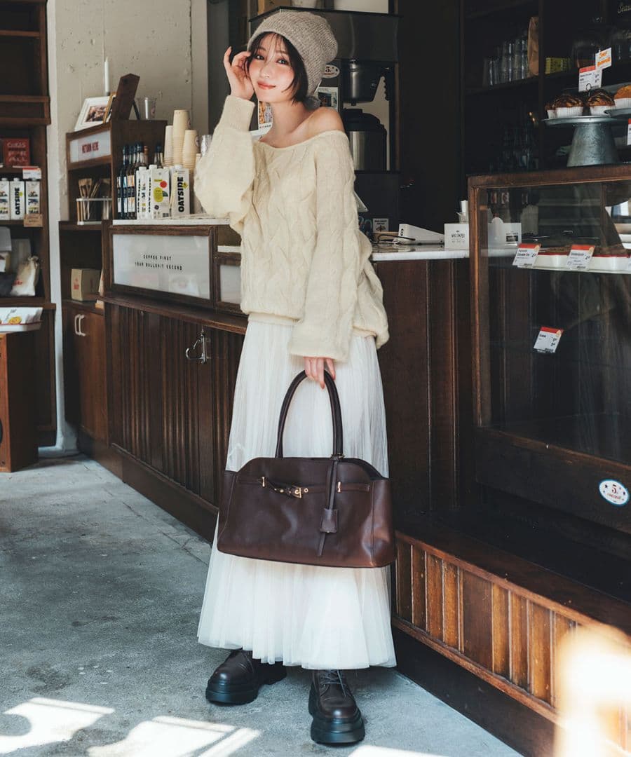 完売 ココディール プリーツマチチュールスカート