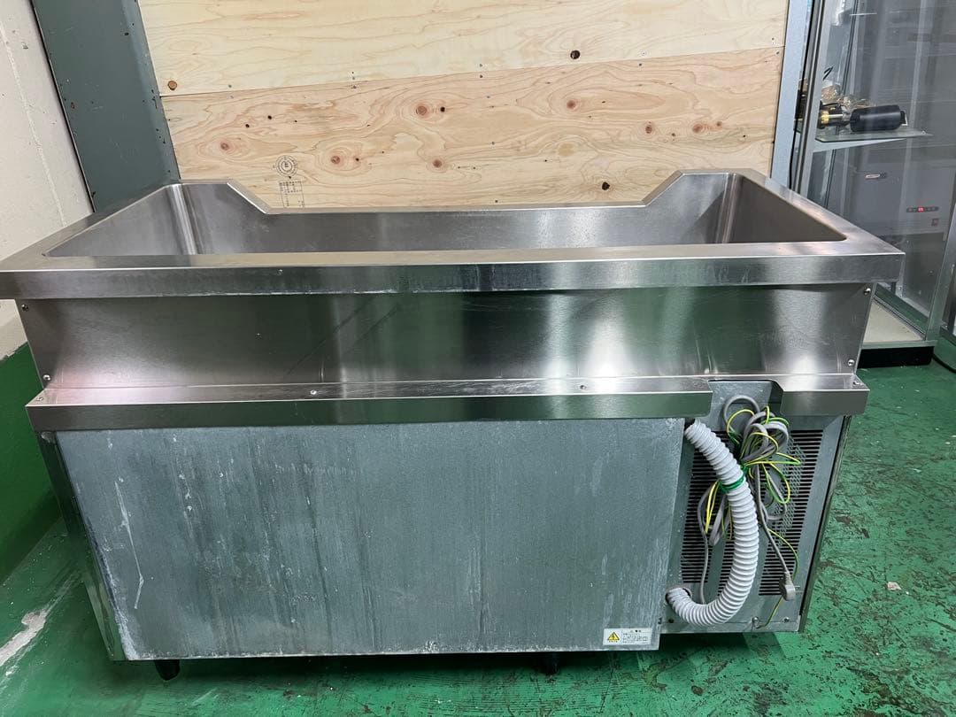 舟型シンク付コールドテーブル