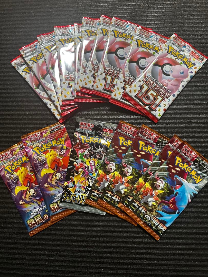 ポケモンカードゲーム クリムゾンヘイス シュリンク付き + 151 10パック他