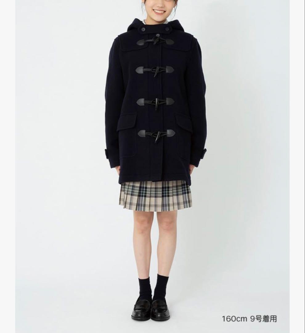 【新品】EASTBOY Venusダッフルコート　9号　ネイビー紺　ウール