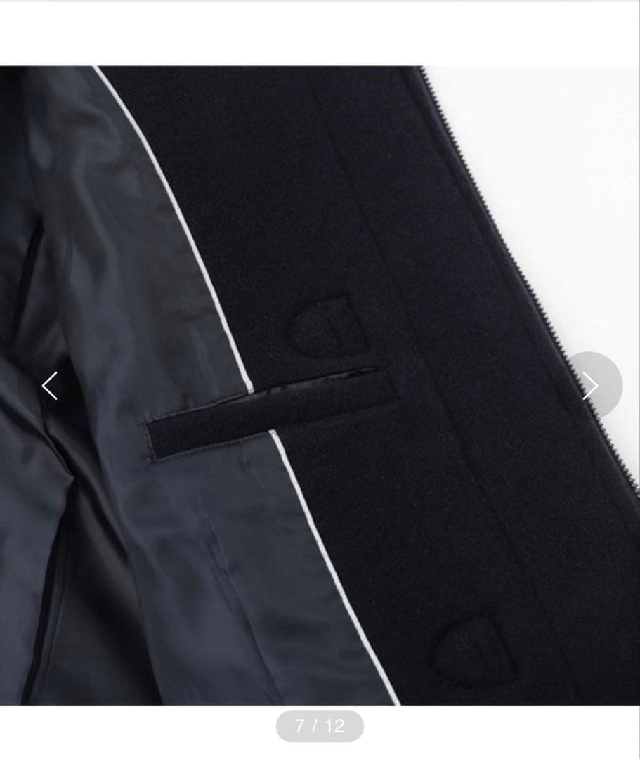 【新品】EASTBOY Venusダッフルコート　9号　ネイビー紺　ウール