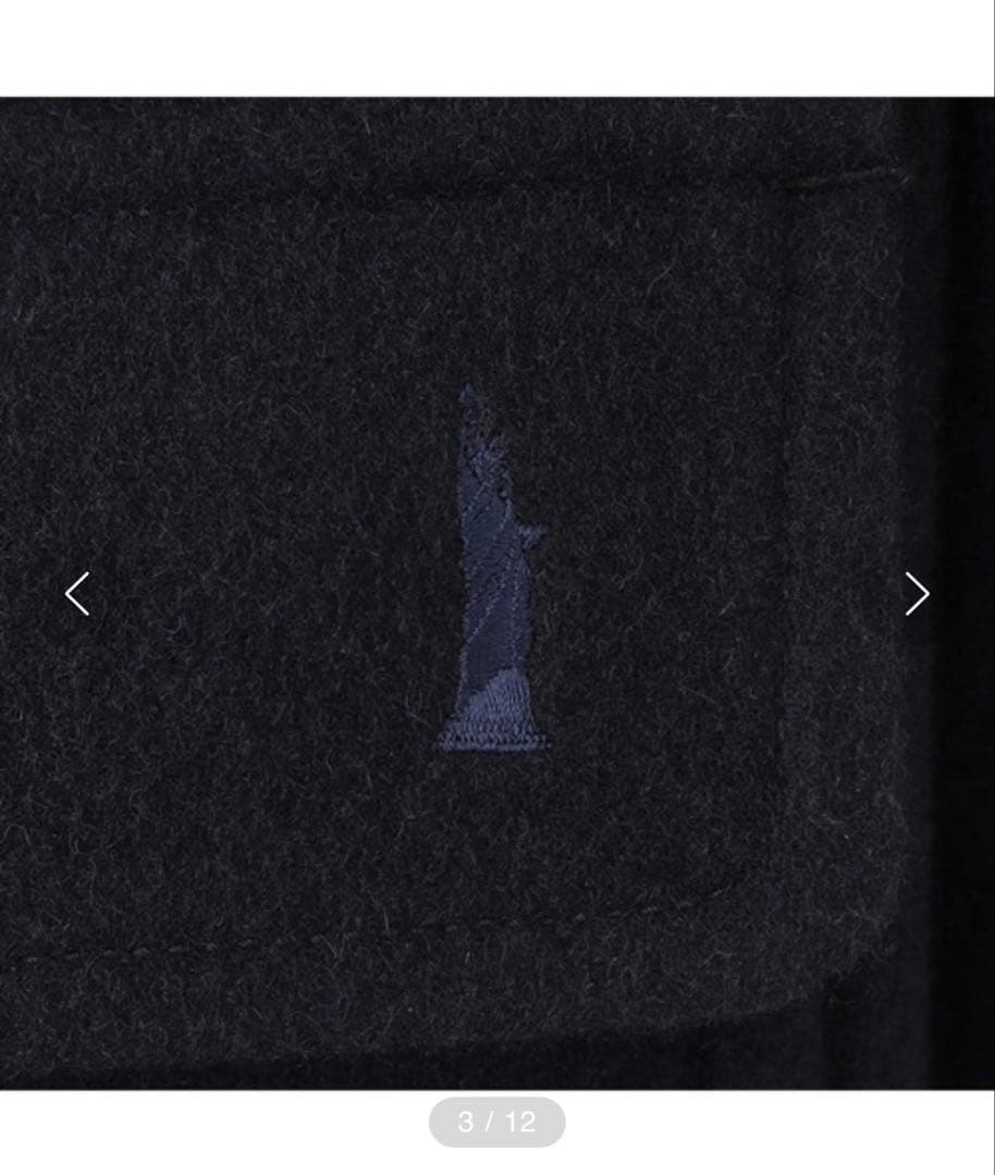 【新品】EASTBOY Venusダッフルコート　9号　ネイビー紺　ウール