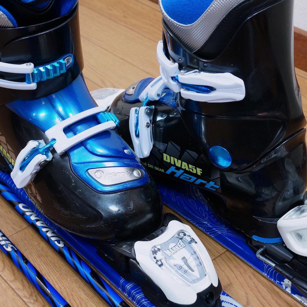 メンテ済 136cm 靴24cm K2 カービングスキーセット