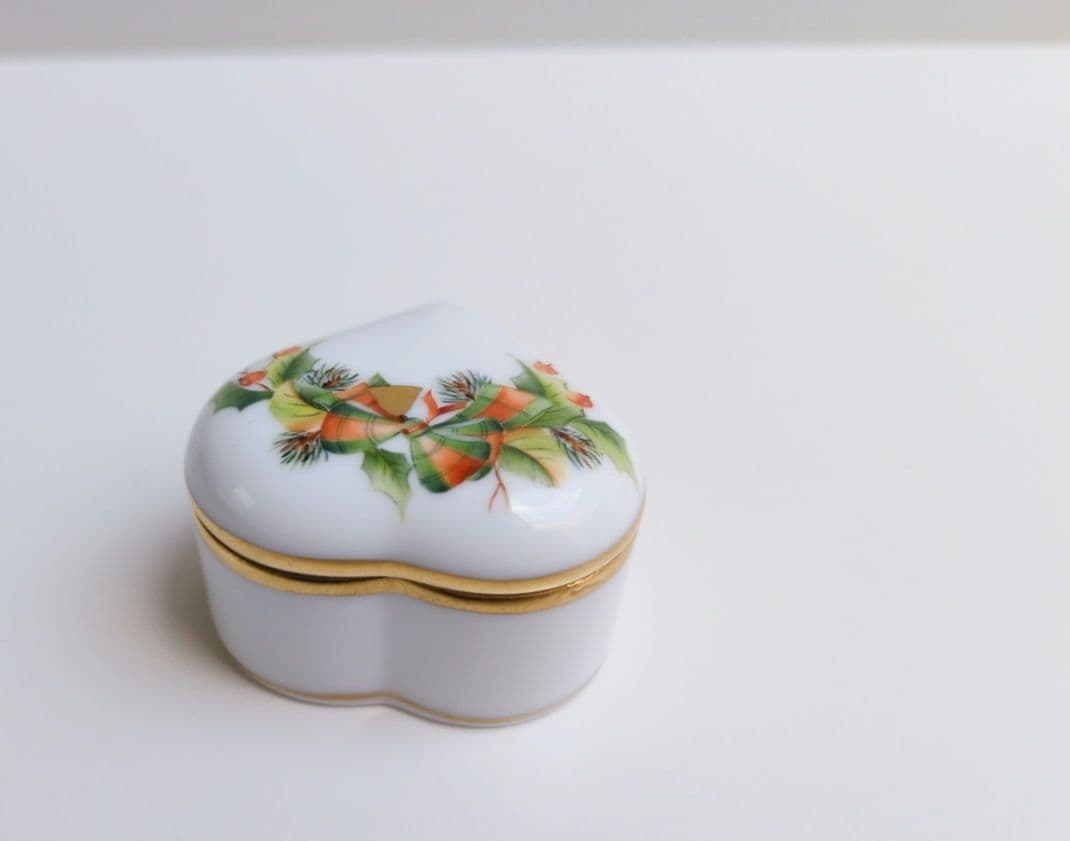 ✩希少品✩ヘレンド　ノエル　ハートボックス