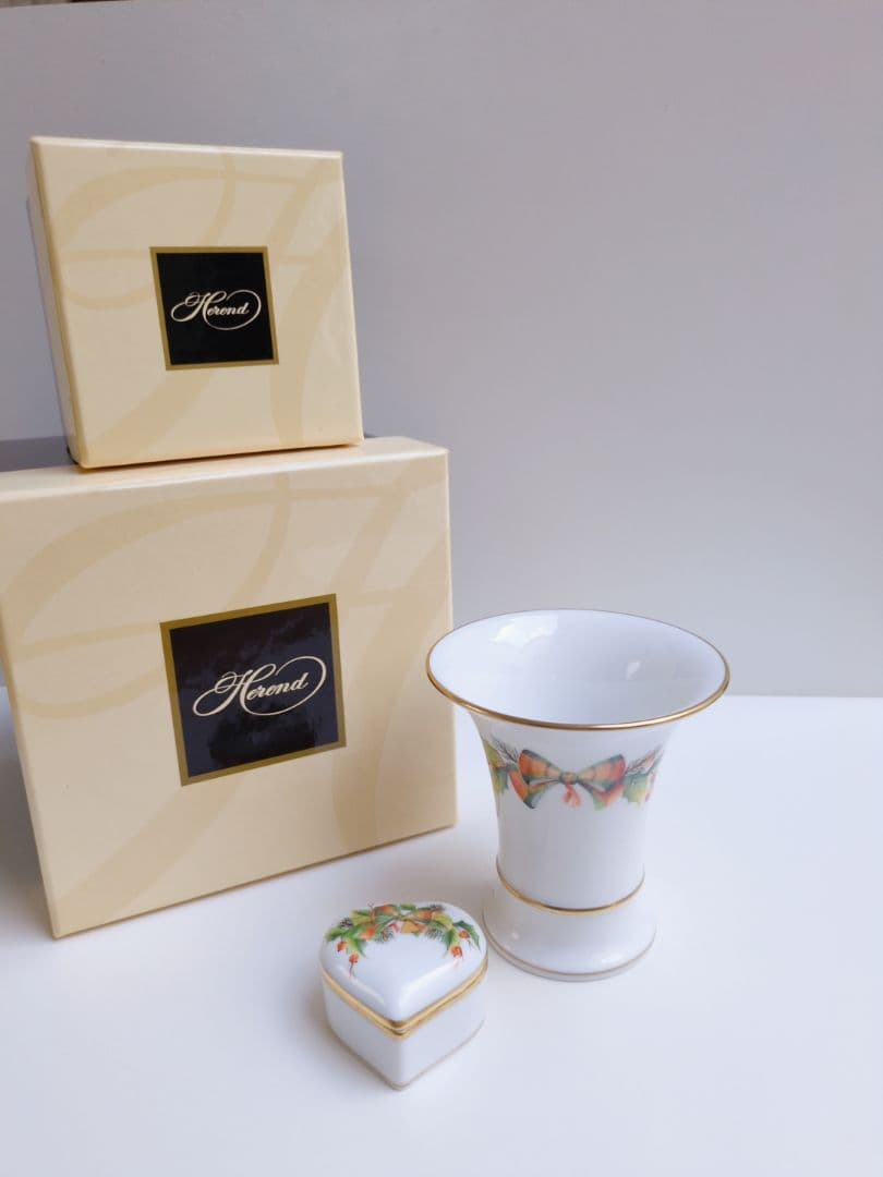 ✩希少品✩ヘレンド　ノエル　ハートボックス