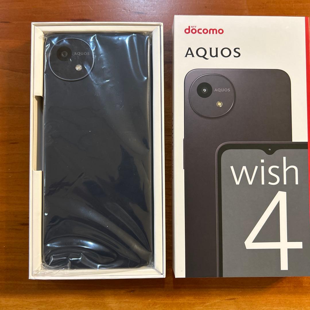 【新品未使用】docomo AQUOS wish 4 本体　ブラック