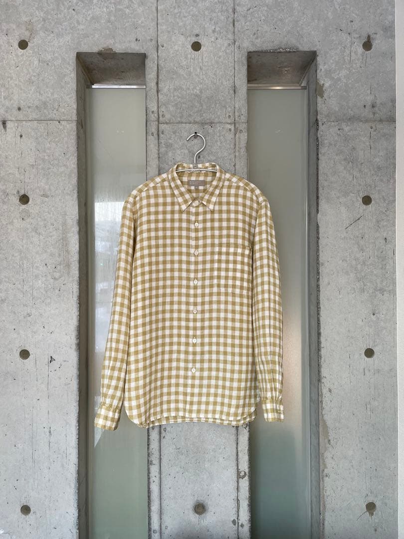 MARGARET HOWELL Mサイズ ギンガムチェックシャツ