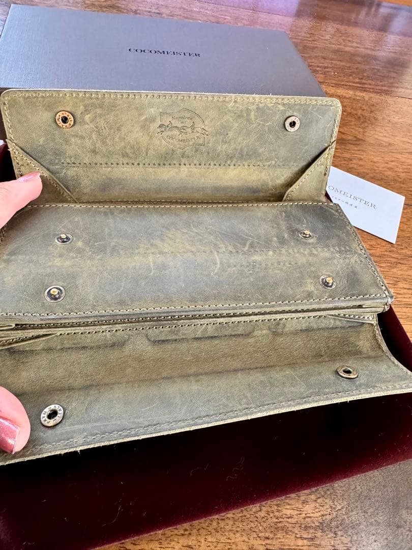 ココマイスター　ナポレオンカーフ　アレキサンダーウォレット