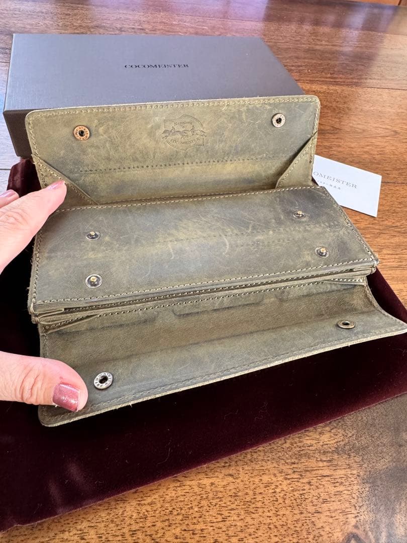 ココマイスター　ナポレオンカーフ　アレキサンダーウォレット