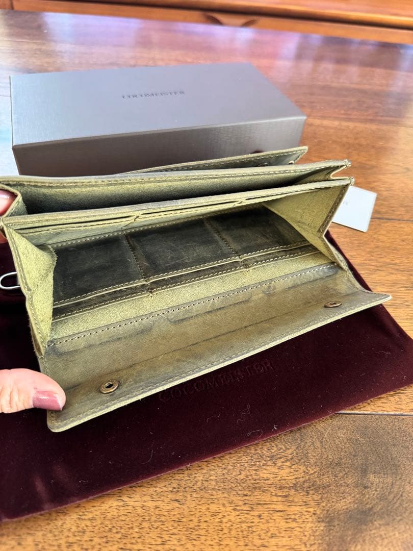 ココマイスター　ナポレオンカーフ　アレキサンダーウォレット
