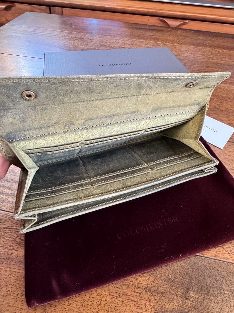 ココマイスター　ナポレオンカーフ　アレキサンダーウォレット