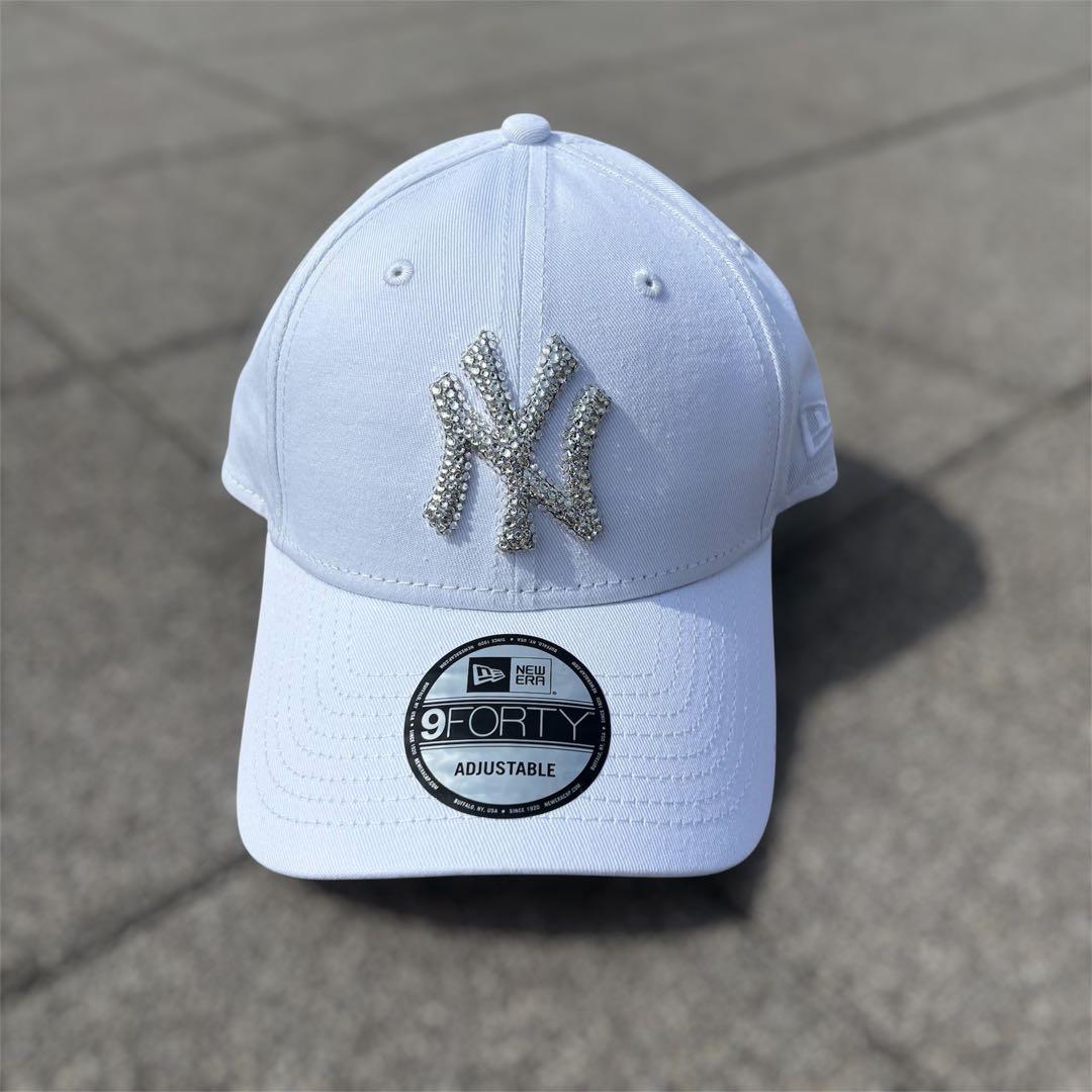 New Era 9FORTY NYロゴキャップ ホワイト