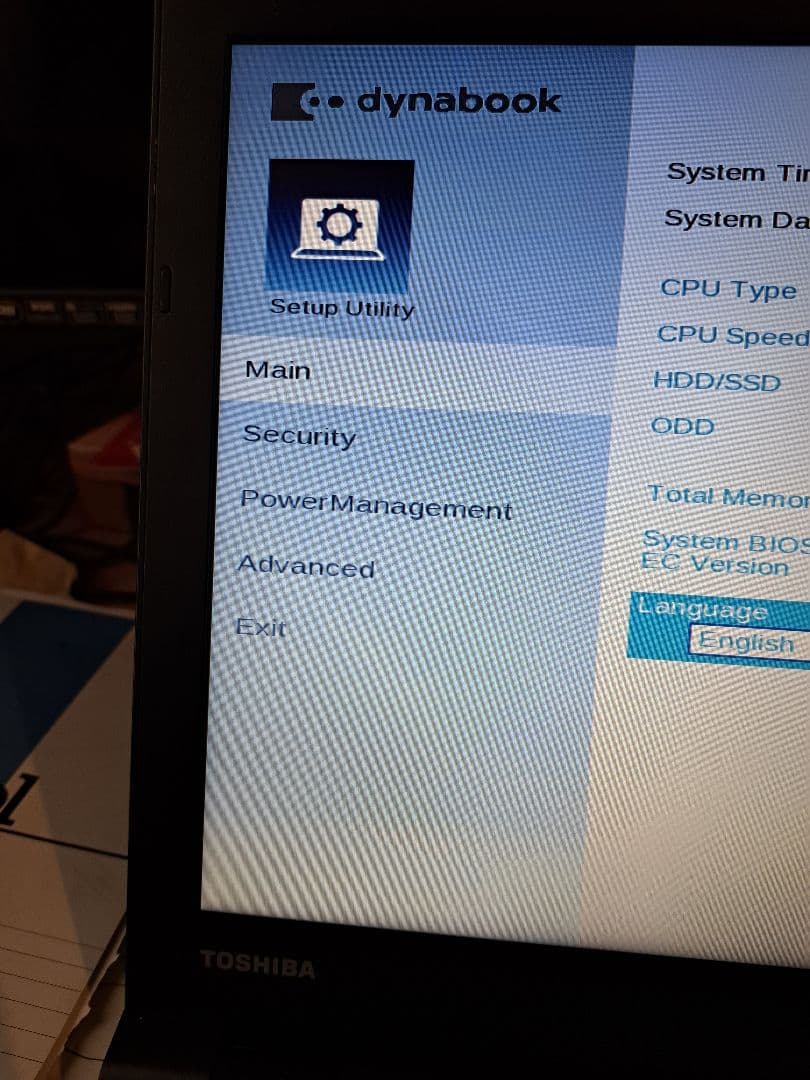 Dynabook. AZ35/FB HDD無し