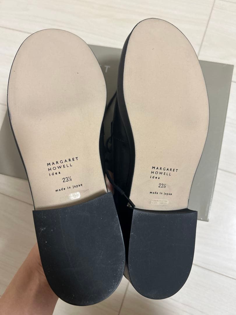 MARGARET HOWELL レースアップシューズ ブラック