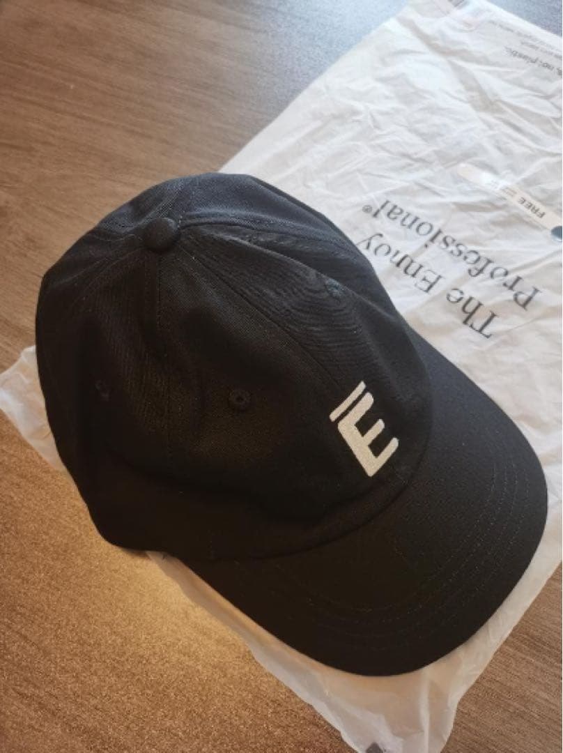 新品-ENNOY COTTON Ē CAP BLACK キャップ エンノイ0z1