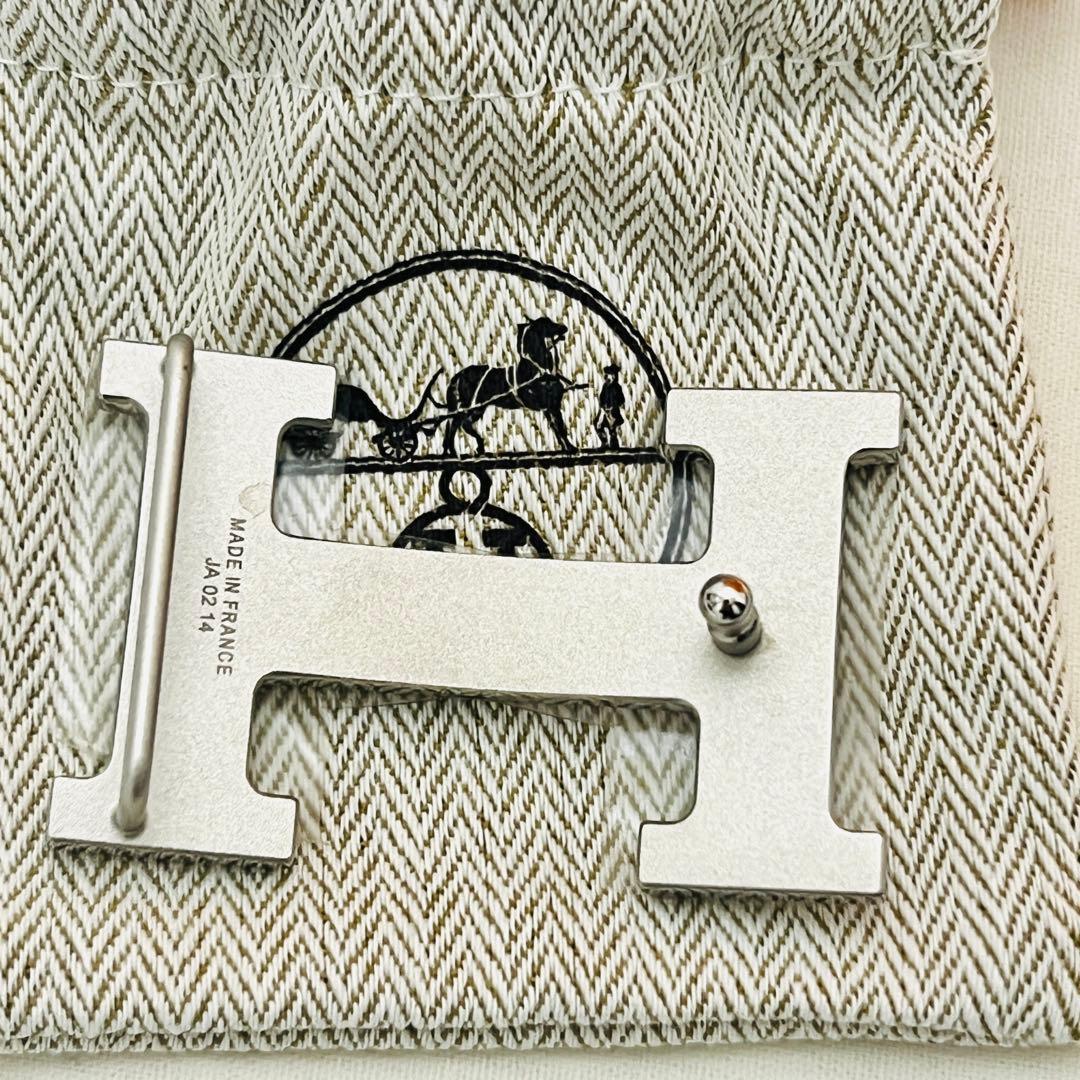HERMES エルメス ベルトバックルH リバーシブルベルト