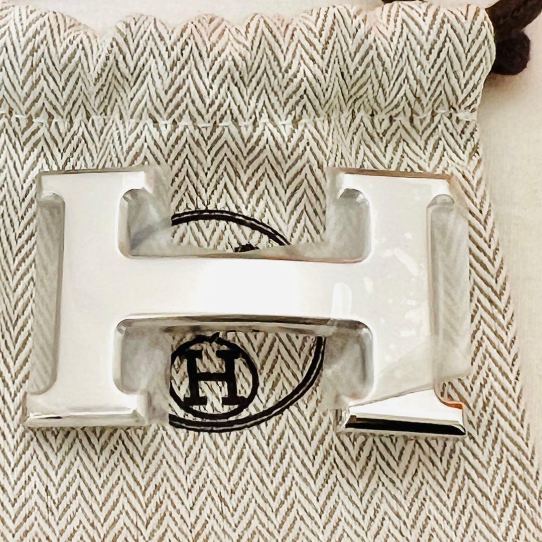 HERMES エルメス ベルトバックルH リバーシブルベルト