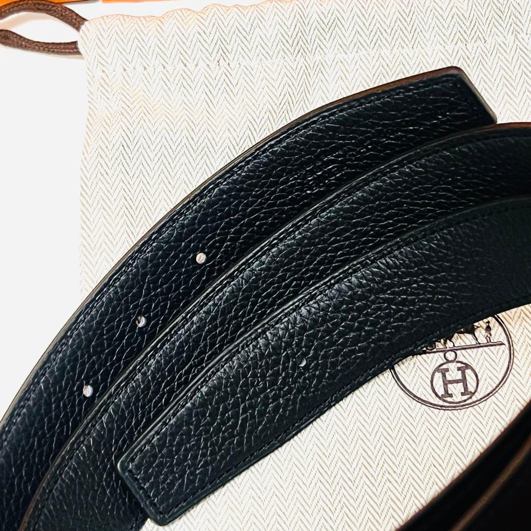 HERMES エルメス ベルトバックルH リバーシブルベルト