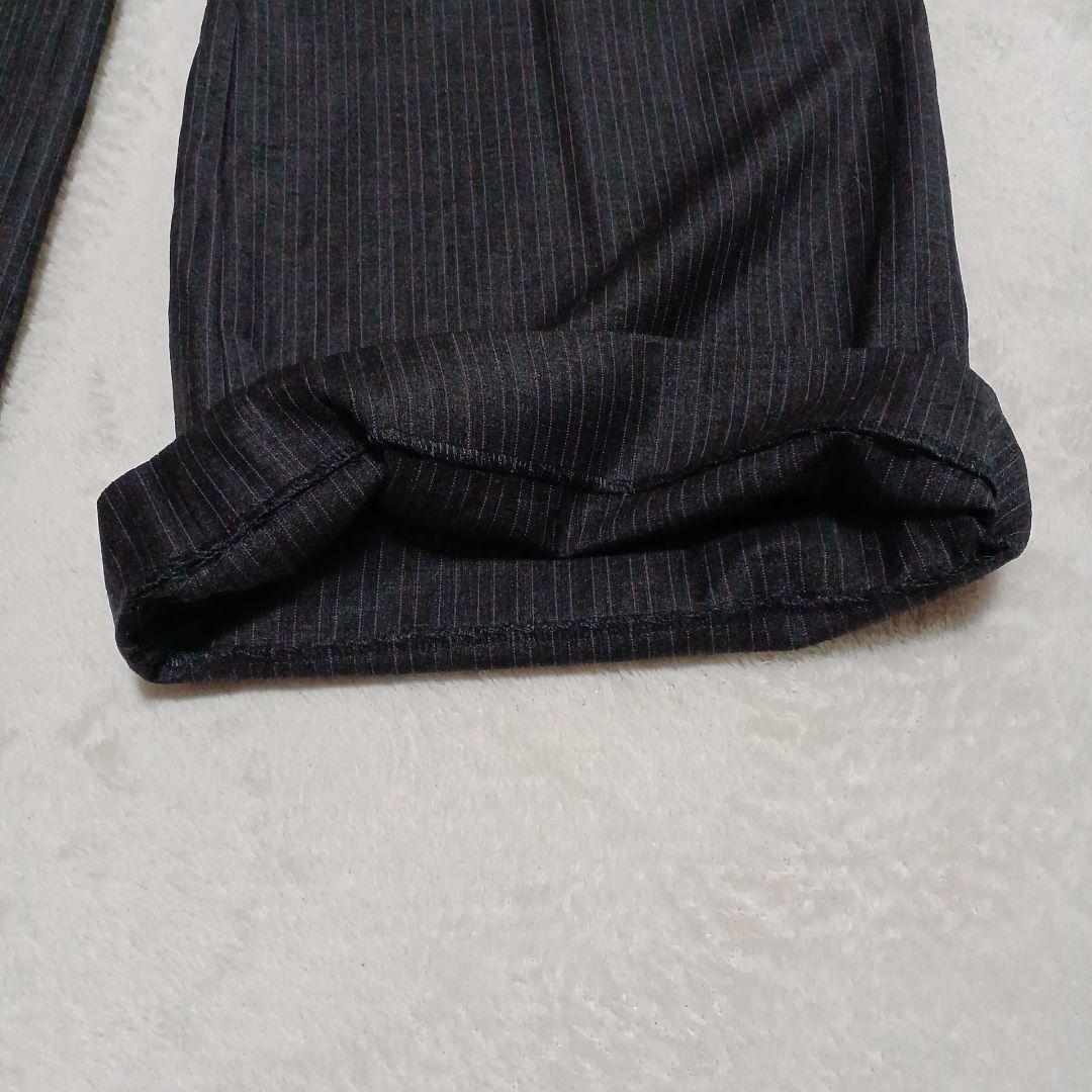 23区　セットアップ　ストライプ　大きいサイズ　ウール　グレー