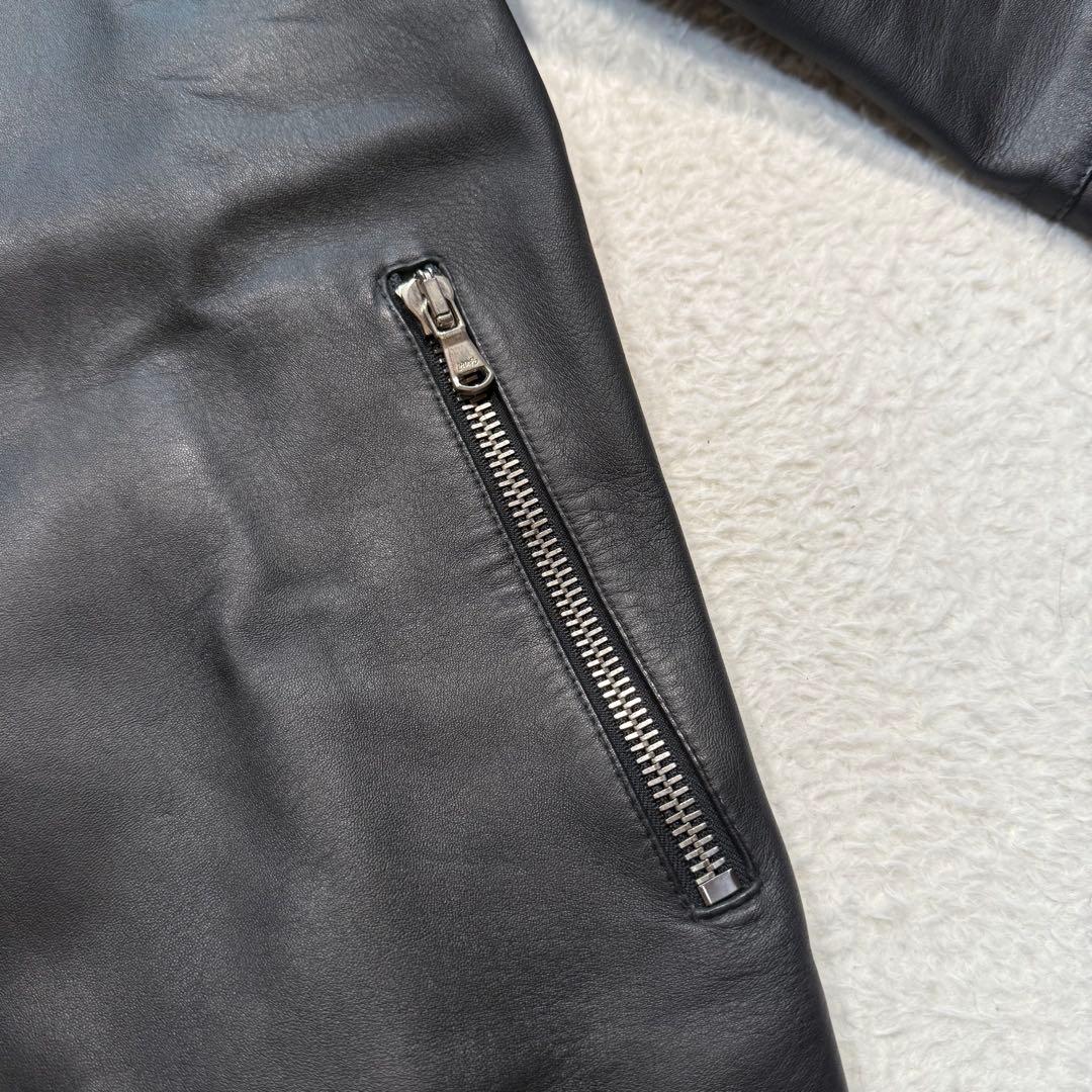 DENIM×tomrrowland別注 シングルライダースジャケット M 羊革