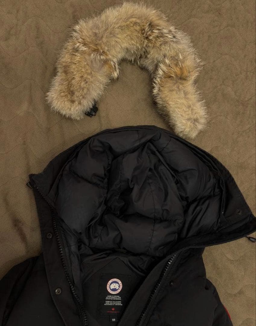   シェルバーンパーカー 黒 M/M カナダグースブラック