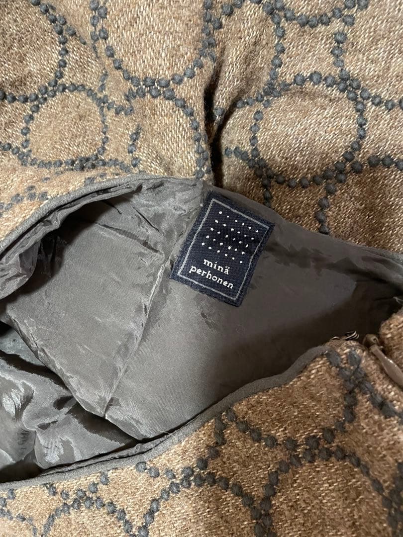 mina perhonen 円形模様 フレアスカート