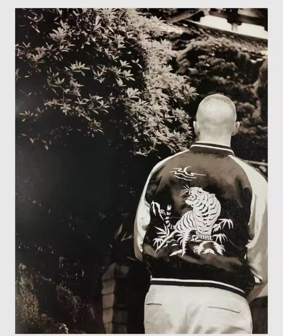 12月19日18時まで！ XLサイズ別珍50'sスカジャン虎鷹両面リバーシブル