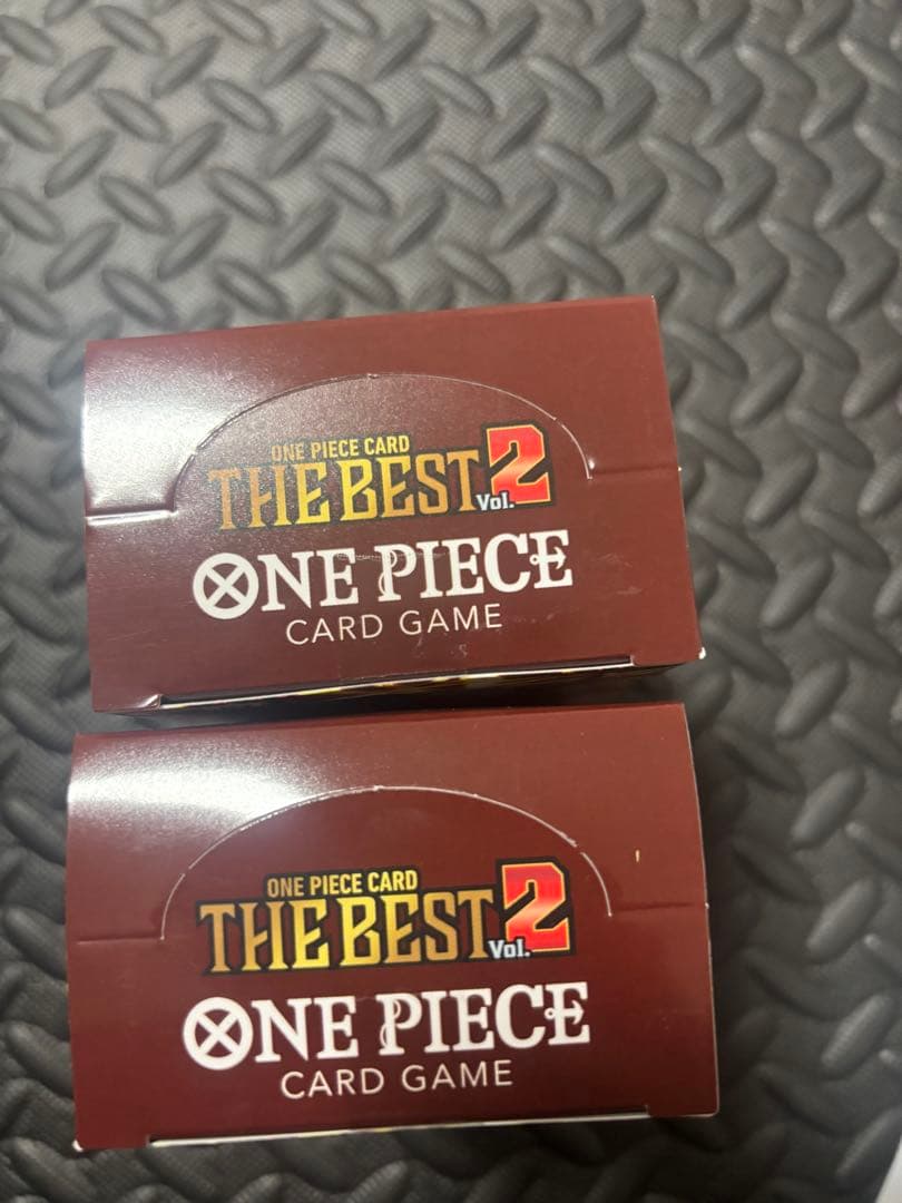 ワンピースカード　ザベスト2 未開封テープ付き 2box