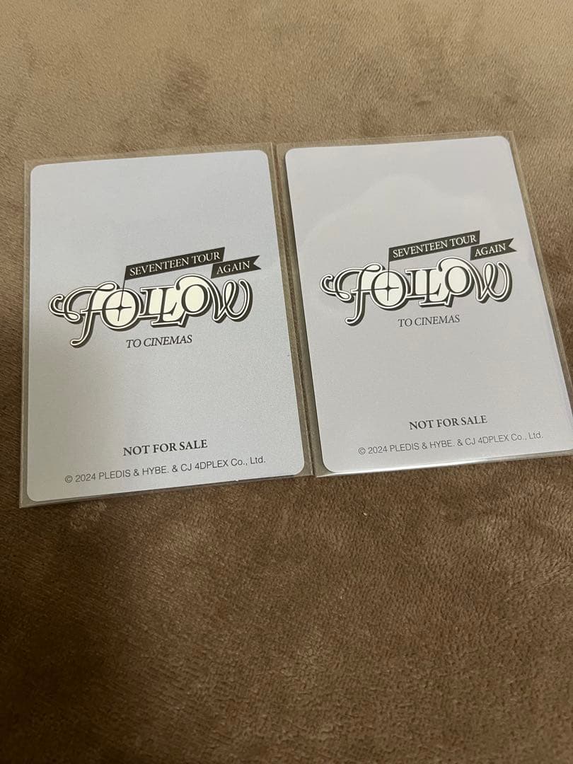 SEVENTEEN FOLLOW 映画　ムビチケ特典＆入場特典トレカ　THE8