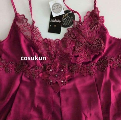 サルート 店舗限定 ヴィクトリア ランジェリードレス Ｍ レッド 定価26400