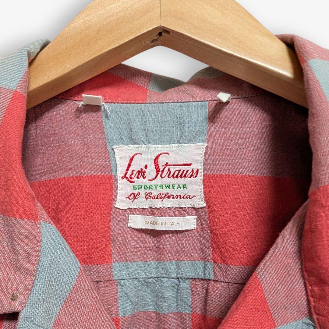 LEVI'S リーバイス50s LVC チェックシャツ イタリア製