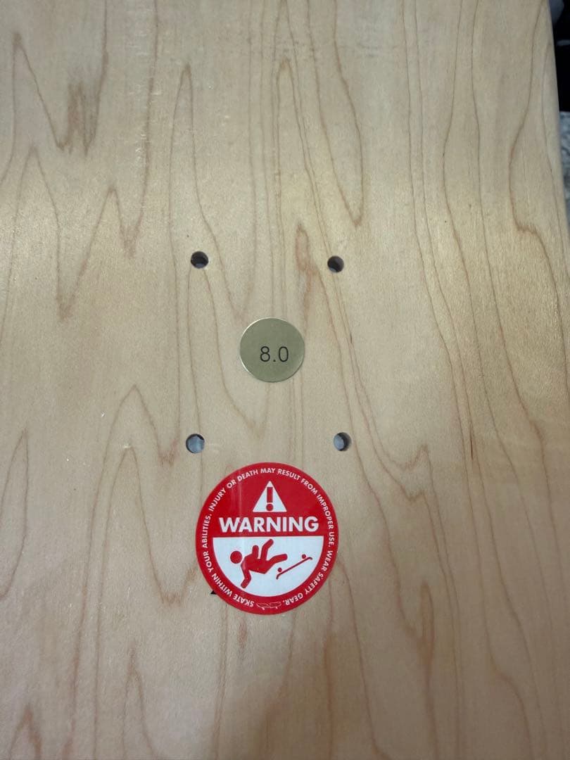 wasted youth black eye patch スケート デッキ