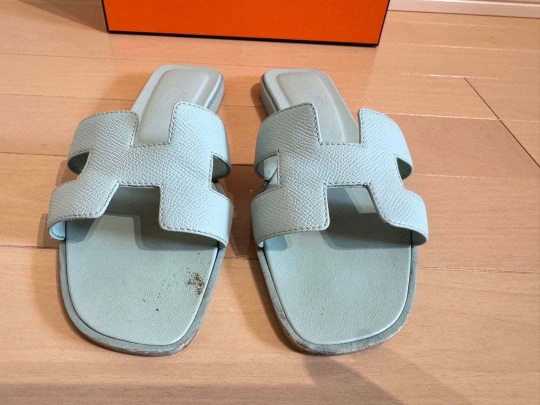 【HERMES】 サンダル オラン25cm(38) 箱・付属あり