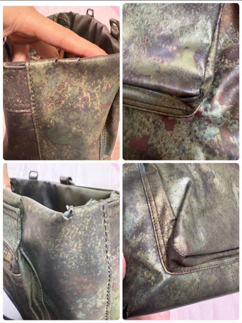 【廃盤レア】ジャンポールゴルチェ Vサイバー 玉虫 バッグ 3点セット