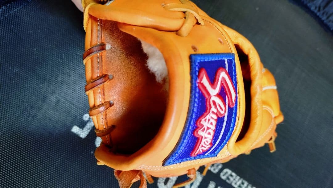 Slugger KSN-25PS 軟式用グローブ オレンジ 内野用