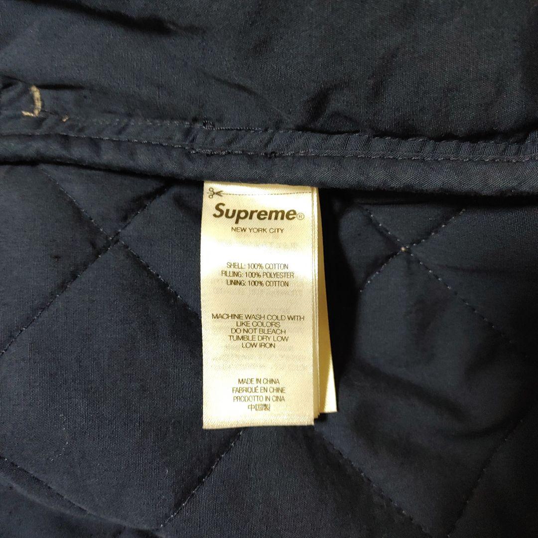 Supreme チェック柄 ジップアップ シャツ M