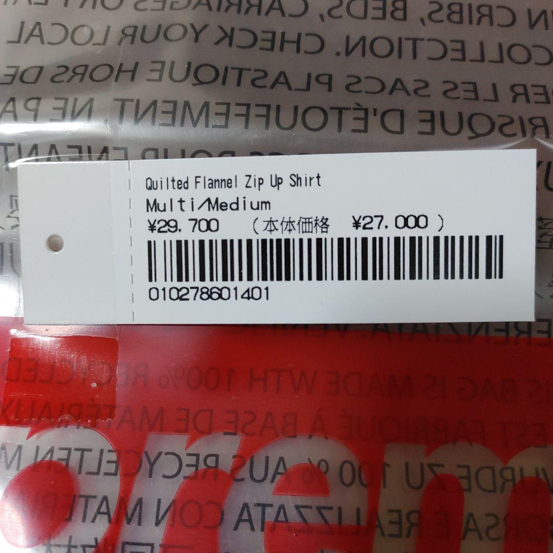 Supreme チェック柄 ジップアップ シャツ M