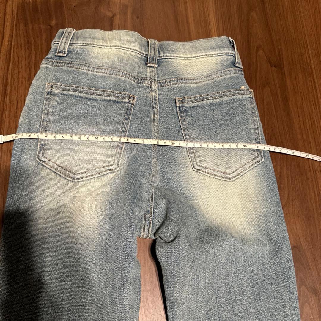 韓国 カインダミ Kindame フレアパンツ デニム xs s おしりパッと