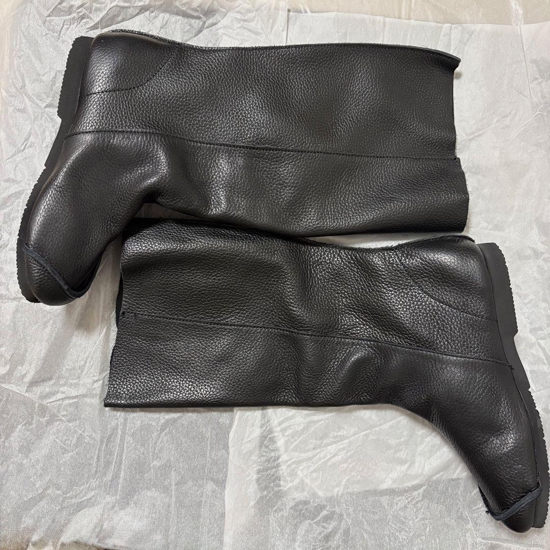 【新品】【本革】【日本製】2way antiqua サイド編み上げロングブーツ