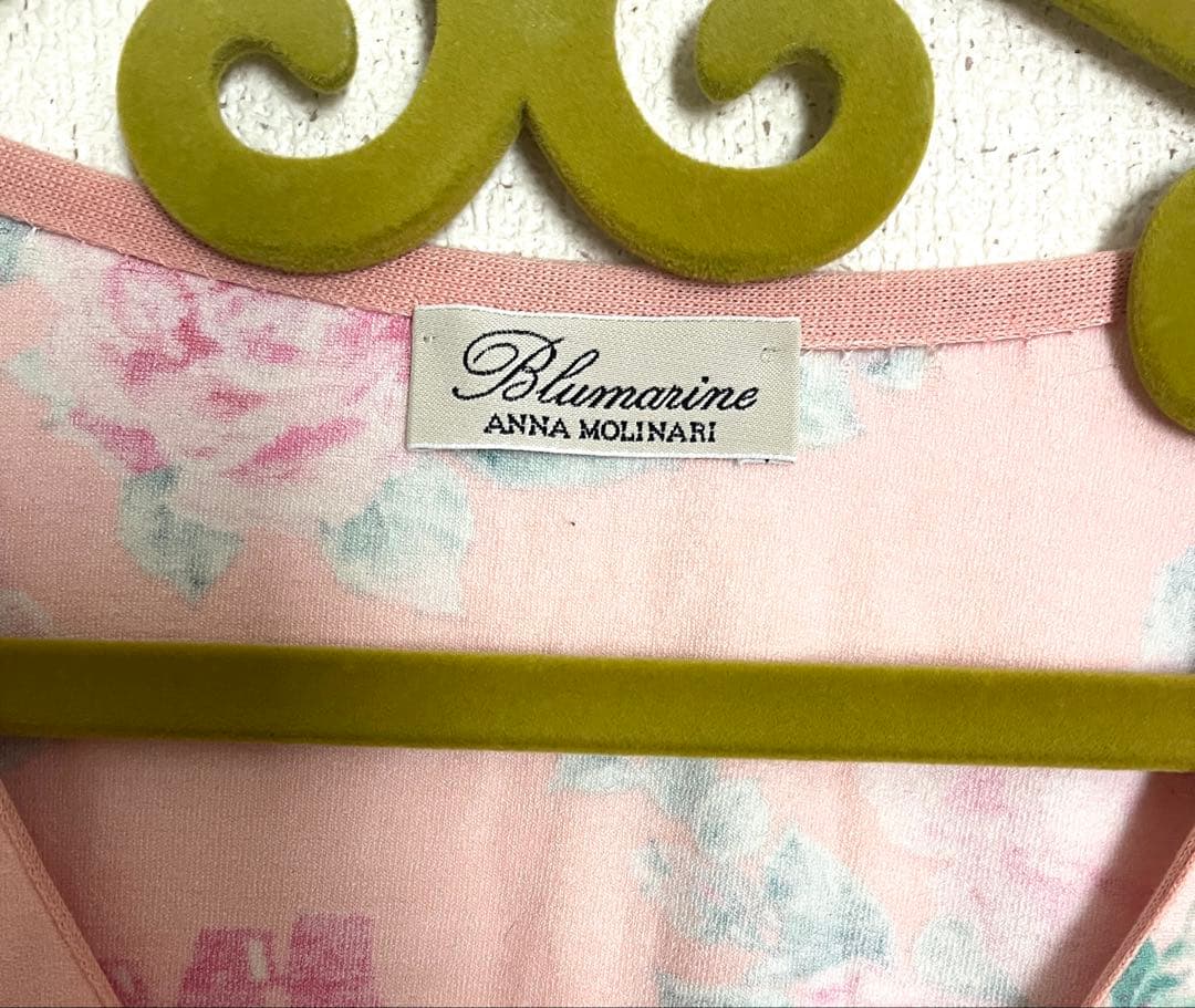 アンナモリナーリ　Ｂl u mar i ne ピンクカーディガン