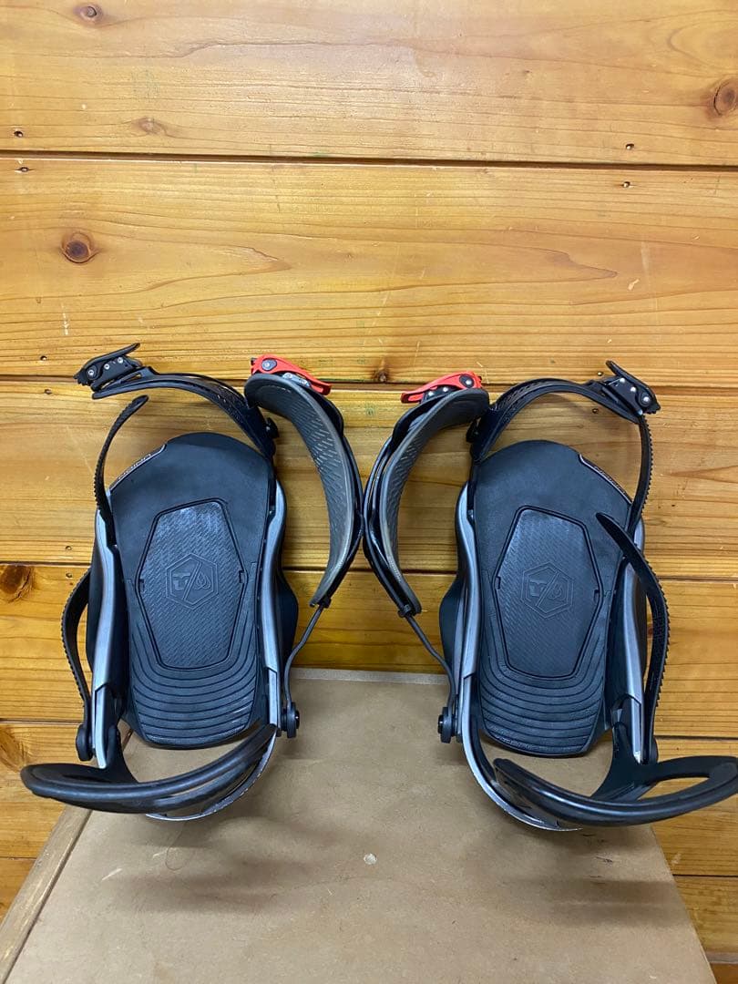 UNION スノーボードビンディング グレー ブラック