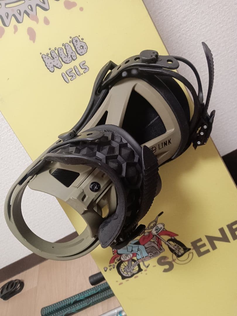 LINK スノボ　ビンディング Mサイズ　EXKLUSIVE　エクスクルーシブ