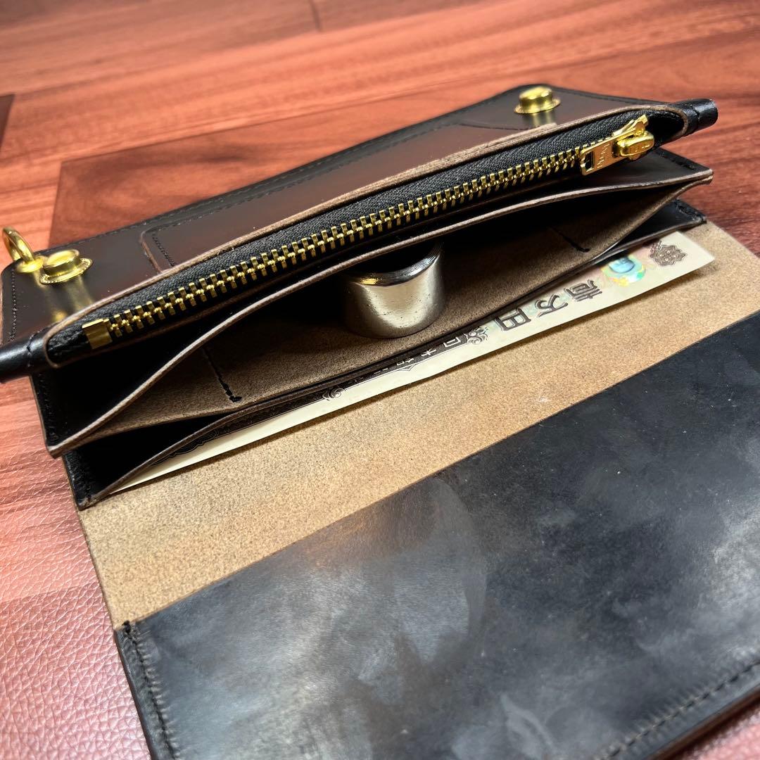 ラムだっちゃ【トラッカーウォレット ロング3層】クロムエクセル TALON